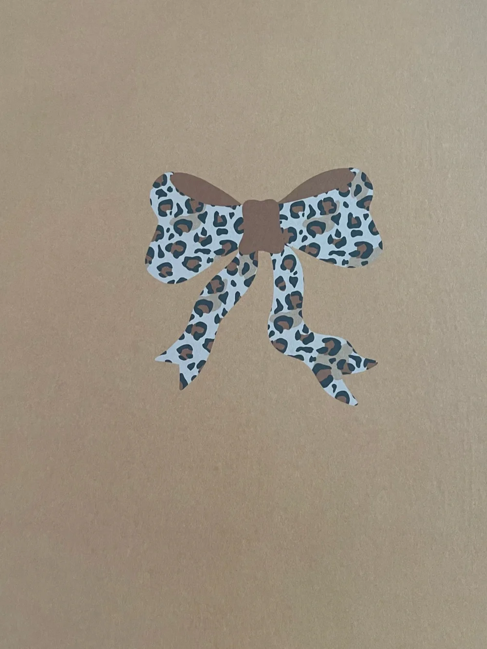 NWT James Burke Collection 5-Subject Notebook Animal Print Bows Stay Wild & Free